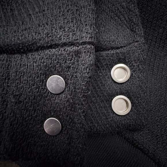 ASK YURSELF Banned Varsity Jacket Black White Men’s M Unisex Women’s XL Academia - Picture 12 of 16